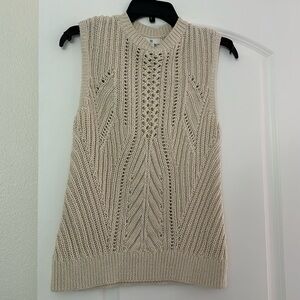 Crochet sleeveless top